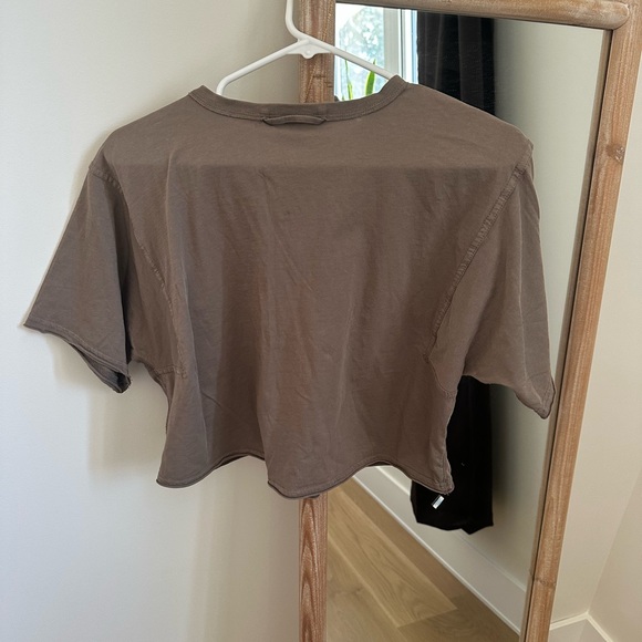 Joylab Cropped Boxy Crewneck Tee - Picture 3 of 5